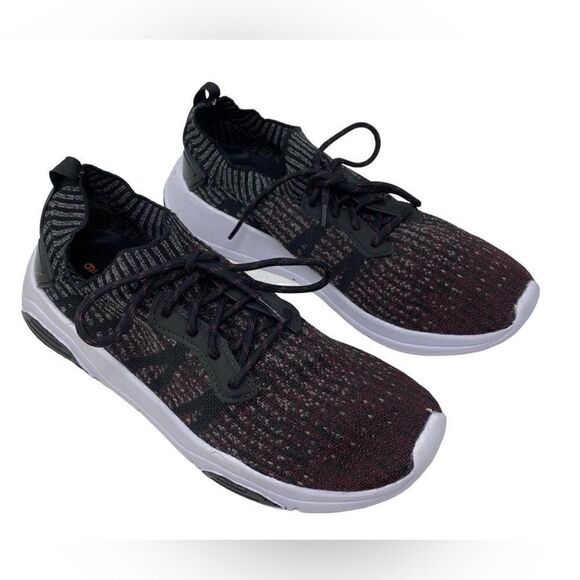 Avia Men’s 9 Black Burgundy Gracient Athletic Lightweight SlipOn Sneakers - Picture 1 of 10